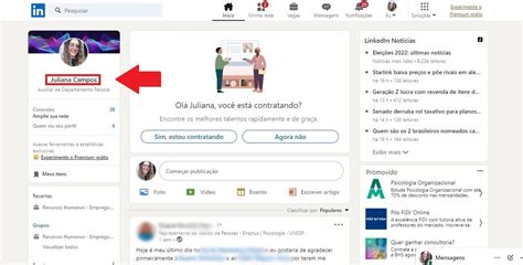 Como colocar LinkedIn no currículo