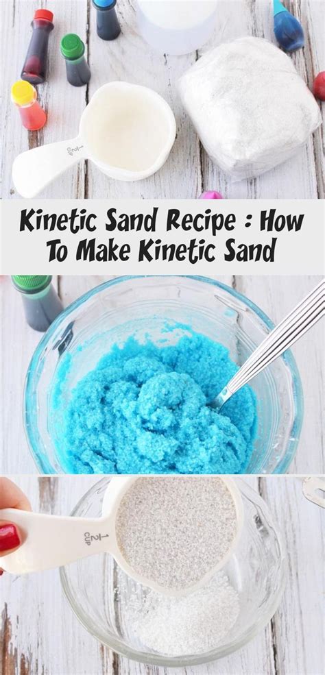 Kinetic Sand Recipe How To Make Kinetic Sand At Home With This Copycat