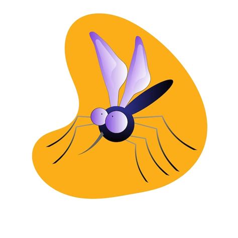 Icono De Mosquito Lindo Personaje De Dibujos Animados Kawaii Divertido