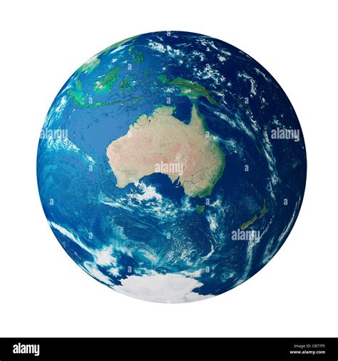 globe showing  continent  australia  planet earth stock photo