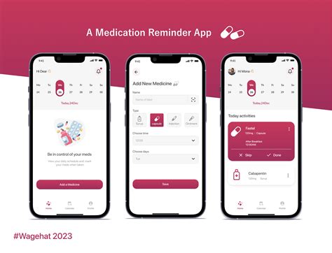 A Medication Reminder App Ui Design On Behance