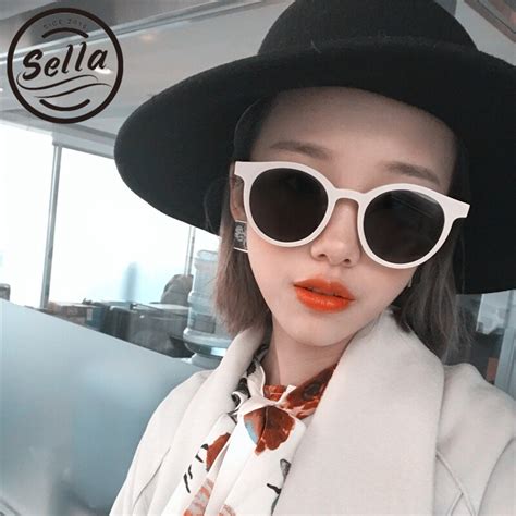 Sella New Trending Round Retro Fashion Women Sunglasses Colorful Frame