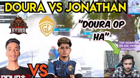 Hydra Hrishav On Hydra Doura Vs Jonathan Gaming Hydra Vs Godlike Bgmi