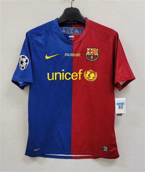 W2C 08/09 Barca UCL final & 15/16 Barca jersey with printing options ...