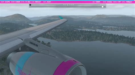 ToLiss A321 BSS Sound PART 3 Real Airbus Pilot Live To Bergen X Plane