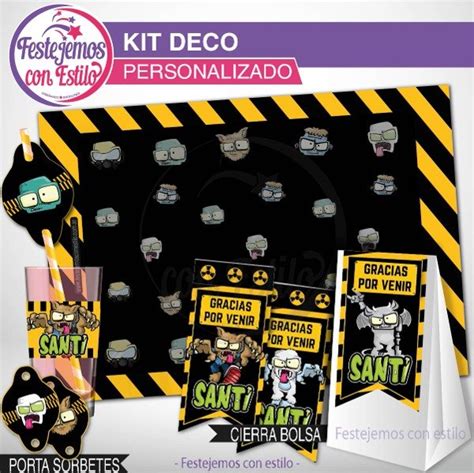 Zombie Infection Kit Deco Personalizado Festejemos Con Estilo