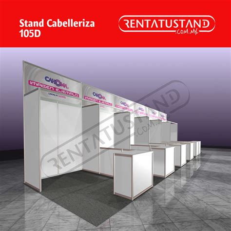 Stand Institucional Cabelleriza Blanco 105d 2x2 3x2 Y 3x3