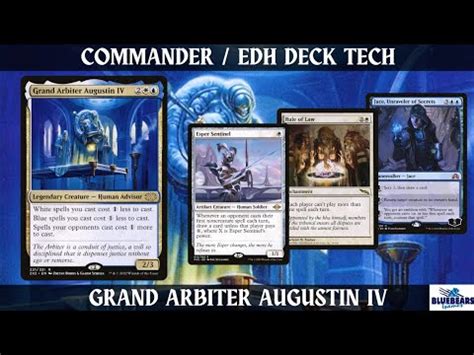 Grand Arbiter Augustin IV Magic The Gathering Commander Deck Tech