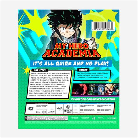 My Hero Academia Season Part Blu Ray Dvd Archonia