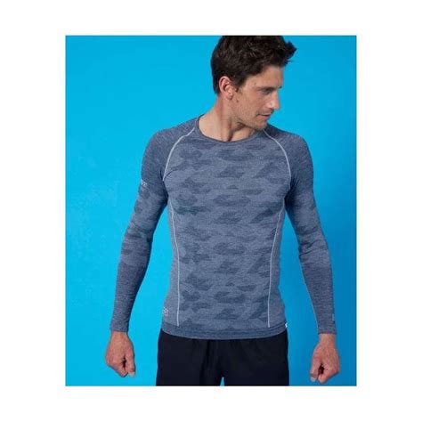 Tee Shirt Manches Longues Homme Damart Dynamic Climatyl Gris