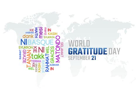 vector graphic of world gratitude day good for world gratitude day ...