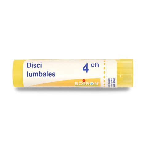 Disci Lumbales Tubes Granules Hom Opathiques Boiron Cruralgie