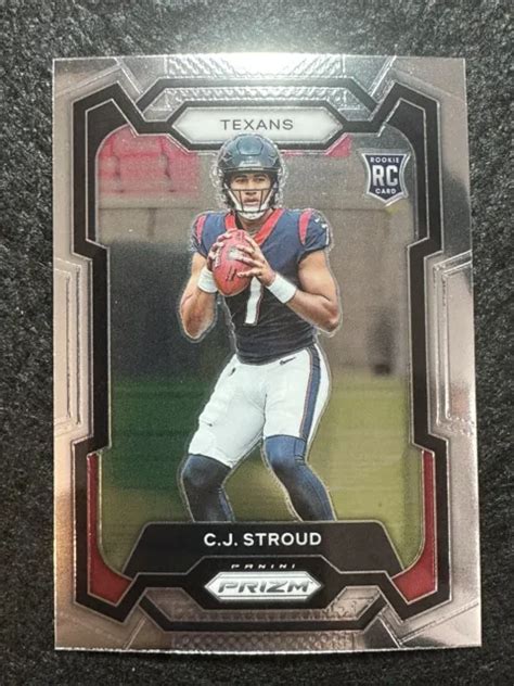 2023 PANINI PRIZM Football CJ Stroud Recrue RC 339 Houston Texans EUR