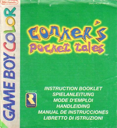 Conker S Pocket Tales Game Boy Color Box Cover Art Mobygames