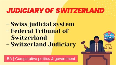 Judiciary Of Switzerland Swiss Judicial System Comparative Govt