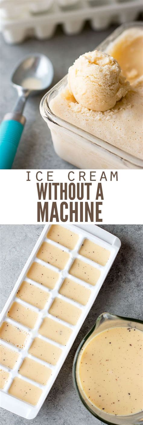 How To Make Ice Cream Without A Machine Ice Cube Tray Blender