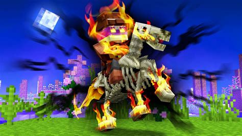 VIREI O CAVALEIRO FANTASMA No MINECRAFT Ghost Rider YouTube