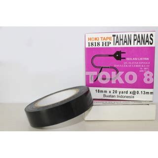 Jual Isolasi Listrik Hitam Tahan Panas Hoki Tape Elektrik Double Tape