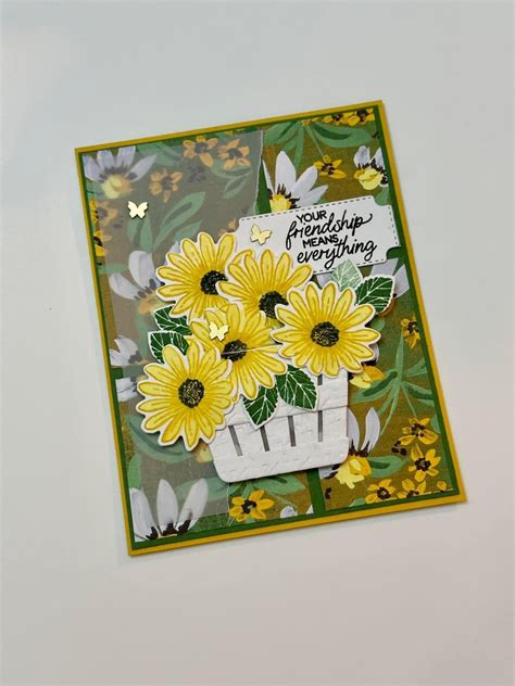 Stampin Up New Cheerful Daisies Friendship Card Artofit