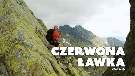 Czerwona ławka Najtrudniejszy szlak w Tatrach Słowackich Tatry 4K