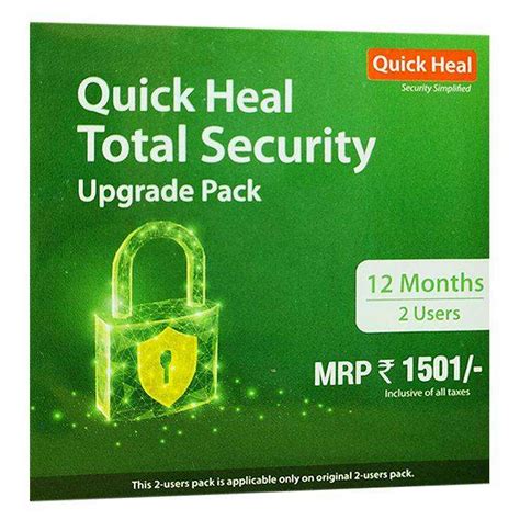 Renewal Users Year Quick Heal Total Security