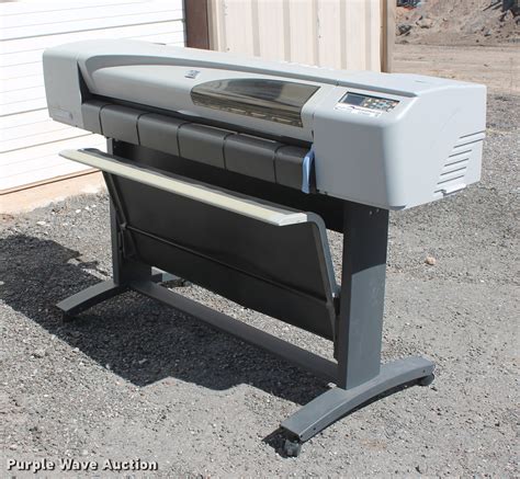 Hewlett Packard C7770b Plotter Printer In Edmond Ok Item Dz9860 Sold Purple Wave