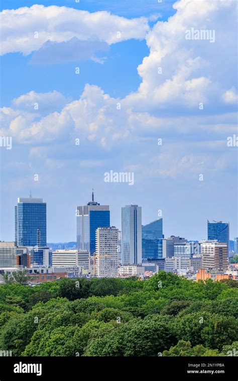 The Centre Of Brussels In Belgium Seen From Above Stock Photo Alamy