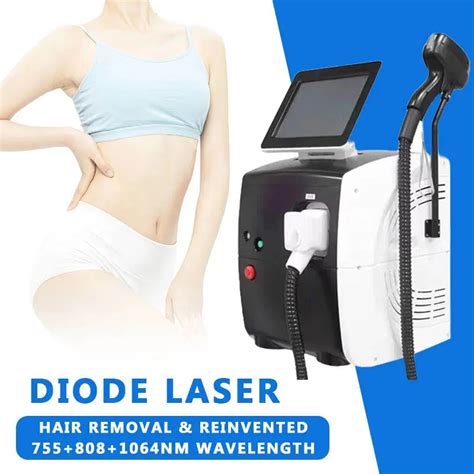 Professional 3 Wavelength Diode Laser Laser Hair Removal Equipment For Skin Rejuvenation And