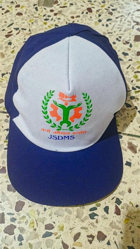 Unisex Polyester Blue Jsdm Cap Size Free At Rs Piece In Kanpur