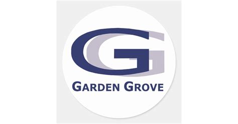 Garden Grove Logo Sticker Zazzle