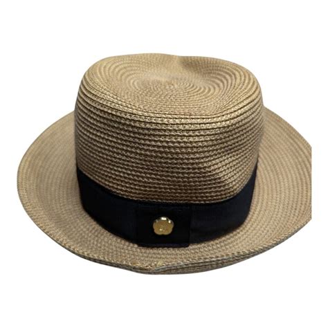 Eric Javits Squishee Classic Fedora Packable Upf Straw Hat Natural