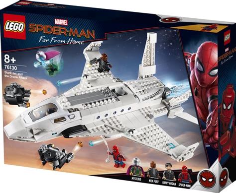 LEGO Marvel - Iron Man Tony Stark Jet - Avengers - Spiderman - 76130 ...