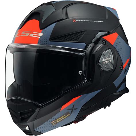 Casco Modulare LS2 FF901 Advant X OBLIVION Matt Black Blue