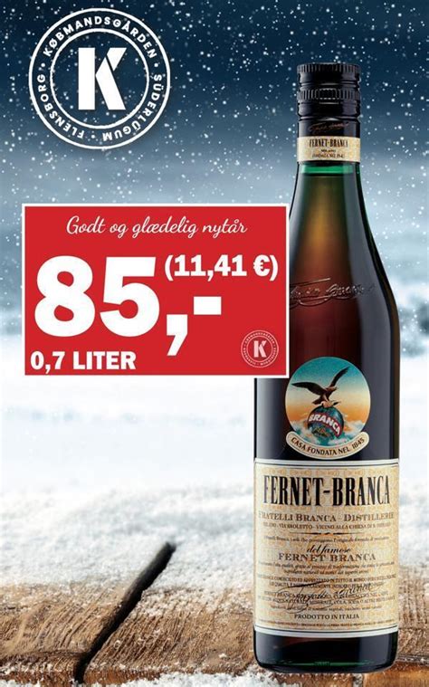 Fernet Branca Tilbud Hos K Bmandsg Rden