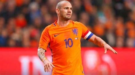 Wesley Sneijder Former Real Madrid Inter Milan Netherland Midfielder