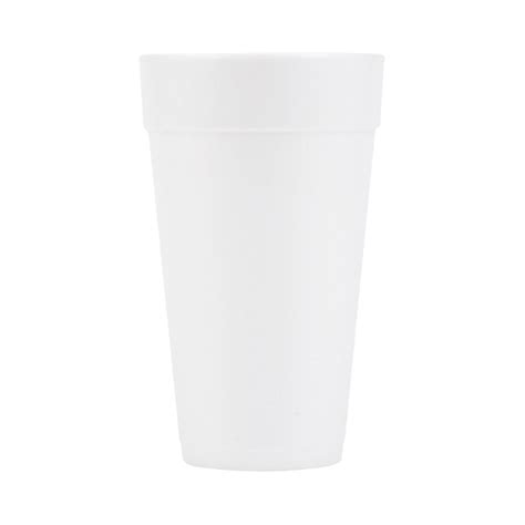Solo White Hot Liquid Foam Disposable Styrofoam Drinking Cup 20 Oz 25 Ct Walmart