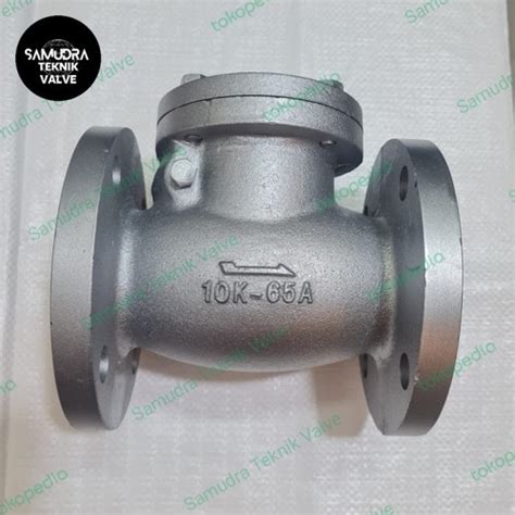 Jual Swing Check Valve 6 Inch Dn150 Jis 10k Hq Flange Cast Iron Jakarta Barat Samudra