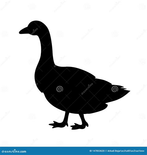 Goose Vector Icon Stock Vector Illustration Of Clipart 147853620