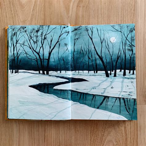 Sketchbook Landscapes - 9 days challenge - Online Class - Debasree Dey Art