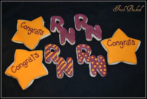 RN Cookies Decorated Cake By Jamie Dixon CakesDecor