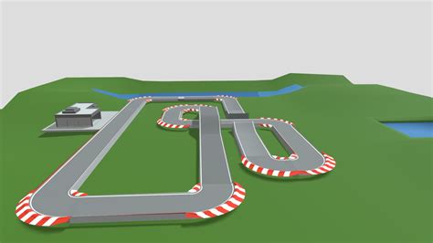 Low Poly Race Track Download Free 3d Model By Elhayel77 D672faf