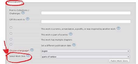 create  work skin    fonts  colors