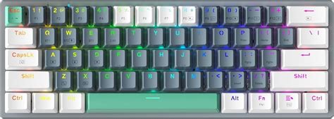 Machenike K500 B61W 60 Wireless Mechanical Gaming Keyboard 61 Keys Ultra Compact Hot Swappable