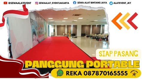 Sewa Panggung Portable Kawasan Industri Marunda Center