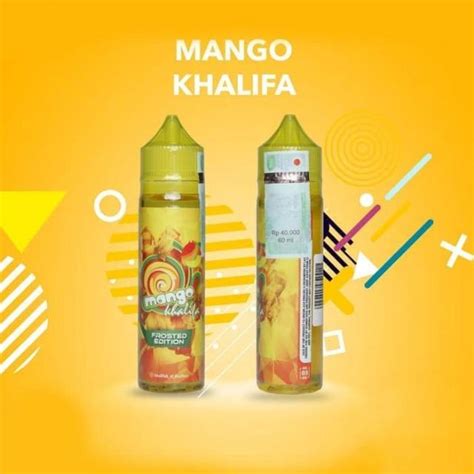 Jual Mango Khalifa Frosted Edition Premium Liquid Vape Vapor 60ml 3mg