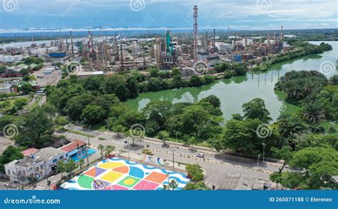 Aerial View of the Ecopetrol Refinery in Barrancabermeja. Colombia ...