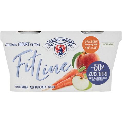 Yogurt Magro Alla Pesca Mela Carota VIPITENO 2 X 125 G Coop Shop