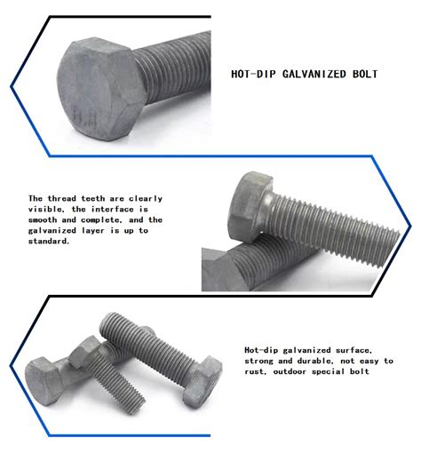 China Hot Dip Galvanized Hex Bolt DIN DIN Manufacturer And Supplier Chengyi