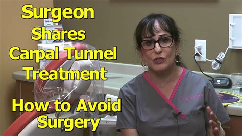 Carpal Tunnel Surgeon Shares Treatment How To Avoid Surgery Youtube