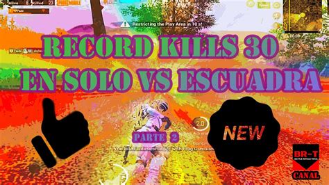 Record Kills En Solo Vs Escuadra Youtube